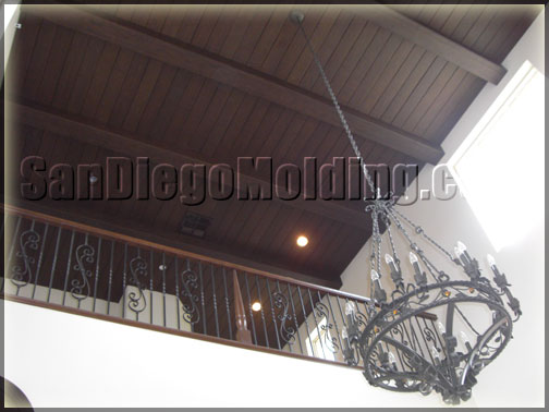 faux wood beams